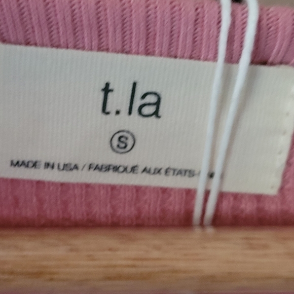 Anthropologie TLA waffle knit thermal top small - Picture 7 of 8